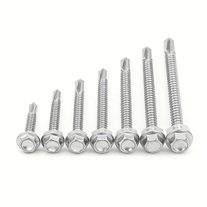 Bibo Yaente Factory Hex Drill Tail Screws | Hex Flange Self-drilling Tapping Screws with - Color Steel Roofing <b>Fasteners</b> Metric - Product Image 5