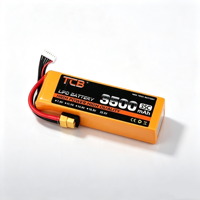 Batterie LiPo TCB 3500mAh 2S 3S 4S 5S 6S 7S 7.4V-25.9V 25C 35C 40C 60C 100C 120C à décharge rapide