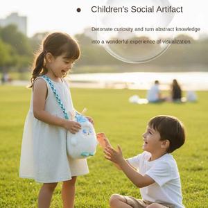 Mochila de Juguete Inteligente con IA, Muñeca de Compañía, Diálogo, Educación Temprana para Niños, Unisex, Felpa Corta, Relleno Ecológico - Product Image 2