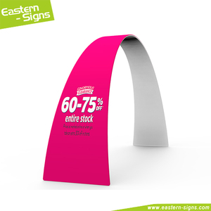 ติดตั้งง่ายจอแสดงผล Market Arch ประตูทางเข้าผ้าความตึงเครียด 3 มิติ ประตูโบกปริซึมโค้ง 3 มิติ - Product Image 3