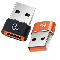 Adaptateur de câble de charge rapide USB vers USB C 6A neuf, compatible avec les téléphones mobiles, tablettes et ordinateurs portables Samsung