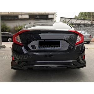 ลิ้นกันชนหน้า สเกิร์ตข้าง สปอยเลอร์ กันชนหลัง ดิฟฟิวเซอร์ สำหรับ Honda Civic 2016 รุ่นที่ 10 ชุดแต่งรถยนต์ อุปกรณ์ตกแต่งรถยนต์ - Product Image 6