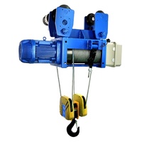 Alat Pengangkat Tali Kawat Listrik Eropa Berbahan Paduan Aluminium, Hoist Kompak dengan Ruang Angkatan Rendah untuk Crane Overhead Girder Tunggal dan Ganda OEM ODM