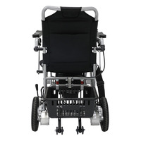 Fauteuil roulant électrique pliable léger 24V6Ah, confortable et motorisé pour personnes âgées