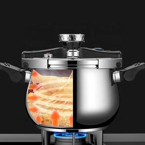 Sicherheits-Explosionsschutz-Kochgeschirr 4L 6L Edelstahl 304 Induktion Industrieller Schnellkochtopf Druckkochtöpfe - Product Image 4