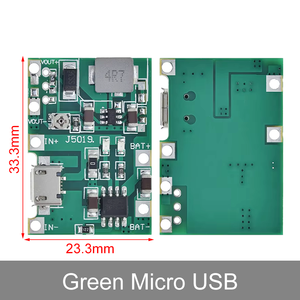 NOVO Lítio Li-ion 18650 3.7V 4.2V Placa de Carregador de Bateria DC-DC Step up Boost <span class=keywords><strong>Module</strong></span> TP4056 DIY Kit Peças - Product Image 2