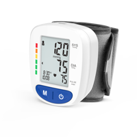 Tensiomètre numérique électrique de bras et de poignet certifié CE, haute qualité, automatique, portable, 60 mémoires, méthode oscillométrique