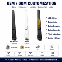 Antenne SMA 2.4G 2.4 GHz 3 dBi pliable longue portée pour boîtier TV Android Wifi réseau omnidirectionnel