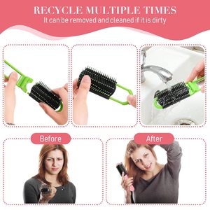 Mini peigne à pagaie pliable personnalisé peigne à ruban portable pour galvanoplastie nouveau design brosse à cheveux à pagaie avec miroir - Product Image 6