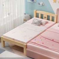 Lit superposé pour enfants en bois massif avec barrière de sécurité, design minimaliste moderne, options pour nourrissons, tout-petits et enfants