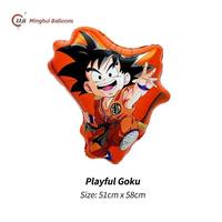 Ballon en aluminium Mylar Dragon Ball Z Goku, ballon en feuille d'aluminium pour garçons, décoration d'anniversaire sur le thème de l'anime, gonflable à l'hélium