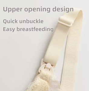 Nouveau design antibactérien bouton avant ouverture conception maternité allaitement doux sommeil doux soutien-gorge d'allaitement respectueux de la peau - Product Image 5