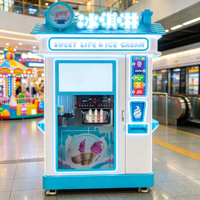 Mesin Es Krim Robot Otomatis Grosir Pasokan Massal Pabrik Mesin Penjual Es Krim Bisnis Mal
