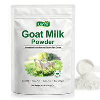 Poudre de lait de chèvre onctueuse et crémeuse, nourrie à l'herbe, marque privée Lenm, en gros, pour adultes, boissons au café, recettes, avec calcium et vitamine D