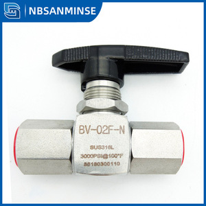 บอลวาล์วสแตนเลสคิง 1/2 นิ้ว แบบคอมเพรสชั่น 3000PSI สำหรับน้ำ อากาศ แก๊ส แรงดันสูง - Product Image 3