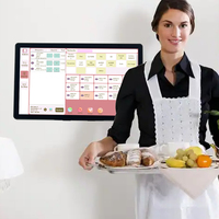 Système de point de vente tactile capacitif 18,5 pouces Windows Android Caisse enregistreuse Machine d'impression thermique WiFi pour la vente au détail Restaurant