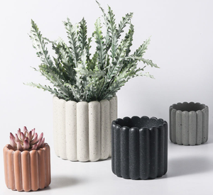 <span class=keywords><strong>Pot</strong></span> de fleurs en <span class=keywords><strong>ciment</strong></span> Nodic, <span class=keywords><strong>Pot</strong></span> de jardinière d'herbe, Pots de fleurs d'intérieur et d'extérieur, conteneurs de plantes à Planter, 1 pièce - Product Image 5