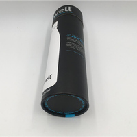 Boîte tube pour bouteille d'eau, emballage rigide en papier recyclable, luxe, personnalisé, Chine, emballage cadeau, carton duplex, papier kraft