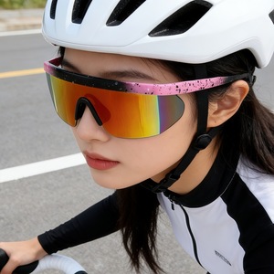 Sunglasses Outdoor Sports Cycling UV400 Protection PC Lens Type 3 Sunshades Unisex <b>Black</b> <b>Frame</b> - Product Image 2