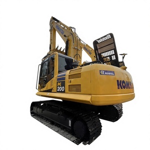 รถขุดไฮดรอลิกแบบตีนตะขาบ Komatsu PC200-8 pc210-8 pc130 pc220 pc240 น้ำหนักใช้งาน 20 ตัน พร้อมเครื่องยนต์และชิ้นส่วนหลักมือสอง - Product Image 1
