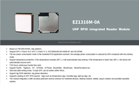 Module d'antenne RFID UHF intégré EZ1613M-0A 860-960 MHz avec chipset Impinj E710, distance de lecture de 1 mètre, lecteur compact longue portée