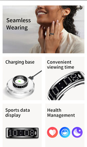 Bague connectée <span class=keywords><strong>de</strong></span> suivi <span class=keywords><strong>de</strong></span> santé pour le comptage du rythme cardiaque, <span class=keywords><strong>de</strong></span> la saturation en oxygène, du sommeil, <span class=keywords><strong>de</strong></span> l'exercice et <span class=keywords><strong>de</strong></span> la variabilité <span class=keywords><strong>de</strong></span> la fréquence cardiaque - Modèle 2026 - Product Image 6