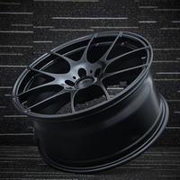 Nuevas Llantas de Aleación de Aluminio Forjadas en Negro Mate de Lujo para Carreras, Multirradio, 17-20 5x114.3/100/112 para Golf 4-8 GTI Polo 5-6