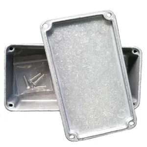 Caja de interruptor de palanca 1590B, carcasa de aluminio fundido a presión con Pedal, dimensiones 112x61x32mm