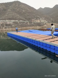 Plataformas Flotantes Modulares <span class=keywords><strong>de</strong></span> Plástico para Embarcaciones, Muelles Flotantes con Moldeo por Soplado a Buen <span class=keywords><strong>Precio</strong></span> - Product Image 3
