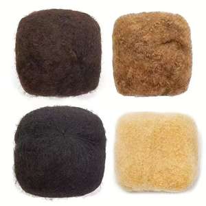 辫子和微型头发的人发体积 -- 多种自然颜色的扭结卷发雷米头发 - Product Image 1