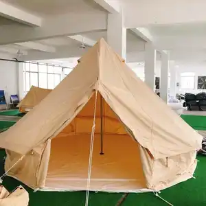 Manufactured Bell Tent Poly-Cotton Canvas Big capacity Outdoor Tent for family party or camping