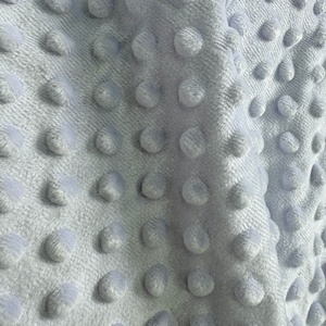 Tessuto Minky a Pois per Bambini, Vendita Diretta dalla Fabbrica, Traspirante, Ultra Morbido, Tessuto in Pile Minky con Pois a Fossetta - Product Image 4