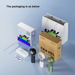 Yixuan 2025 mùa hè 3600mAh Công suất làm mát không khí xách tay 10 tốc độ gió mạnh Băng chức năng cầm tay tốc độ cao quạt cổ Mini - Product Image 6