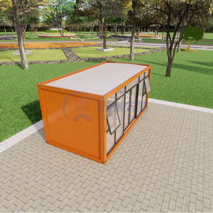 20 FT 40FT Confortável Novo Material Casa Simples Pequena Casa Shipping Container Aço Quadros Casas Preafricanas - Product Image 2