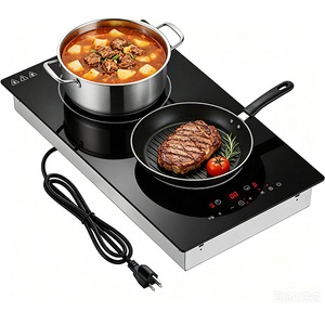 Table de cuisson à induction verticale 2 brûleurs 12 pouces encastrable 120V électrique <span class=keywords><strong>avec</strong></span> commande tactile pour petite cuisine cTUVus - Product Image 3