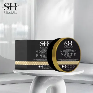 Wholesale Private Label Edge Control Hold Defining Paste Hair Styling Clay Men Molding Paste