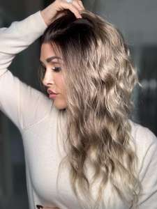 Encaje Frontal Sintético Transparente Suizo Sin Pegamento 13x4 HD al por Mayor con Cabello de Bebé - Product Image 4