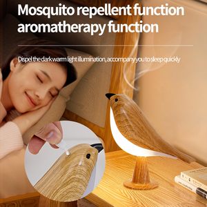 Xách tay không dây chim đèn có thể tháo rời treo đèn lồng hiện đại trang trí hạt gỗ giọng ánh sáng cho ngoài trời vuông linh hoạt - Product Image 4