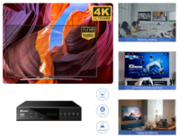 Decodificador DVB T2 con logotipo personalizado 168, decodificador terrestre HD H.264/H.265, receptor de TV H.265 4K AC4, decodificador de señal de alta definición,