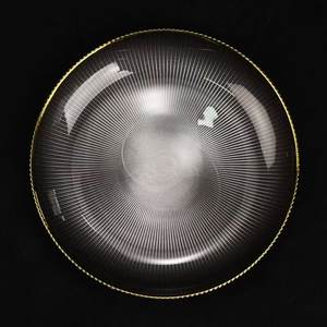 Assiette de mariage légère à bords dorés Assiettes simples créatives sous l'assiette Assiette à salade - Product Image 4