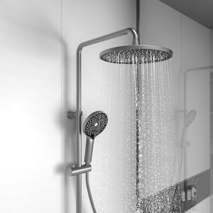 Best Modern Ceramic Polished Brass Outdoor Power Shower <strong>Head</strong> Sanitary Ware Faucet Mixer <strong>Taps</strong> Apartment Best Quality Shower - Product Image 2