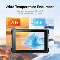 Tableta Robusta Android 14 de 8 Pulgadas con Escáner de Códigos de Barras 1D/2D QR, Escáner de Inventario, 8GB+128GB, PC Robusta para Almacén y Más