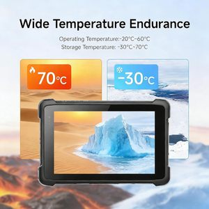 Tableta Robusta Android 14 de 8 Pulgadas con Escáner de Códigos de Barras 1D/2D QR, Escáner de Inventario, 8GB+128GB, PC Robusta para Almacén y Más - Product Image 4