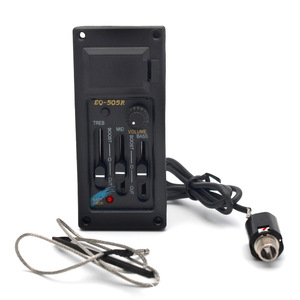 3波段原声吉他前置放大器EQ-505左手拾音器均衡器6.5毫米输出 - Product Image 5