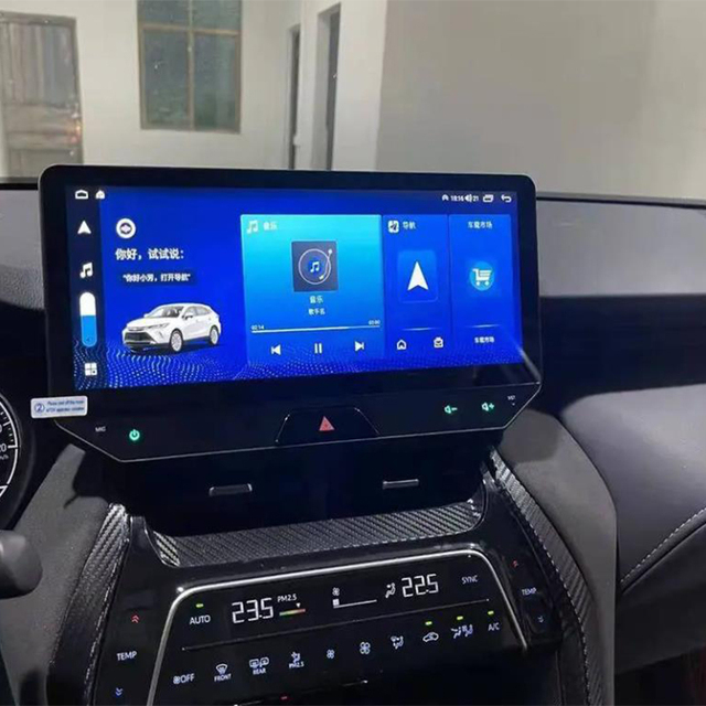 12.3 Car Dashboard GPS Screen Radio Carplay WIFI Screen for toyota Harrier 2022 2023 2024 2025 2026 Auto Modify