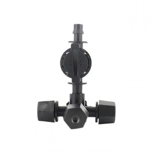 Tête d'arrosage micro-pulvérisatrice 47 tubes en forme de croix, angle réglable, en plastique, pour l'irrigation des jardins, des fleurs et des serres - Product Image 1