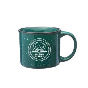 Ecológico 13 oz. Taza de café de cerámica Happy <span class=keywords><strong>Camper</strong></span> 1 Impresión de color - Product Image 5