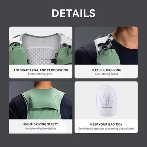 Biểu Tượng Tùy Chỉnh Trọng Lượng Nhẹ Đường Mòn Đi Xe Đạp Đi Bộ Đường Dài Hydrat Hóa Ba Lô Gói Chạy Hydrat Hóa Vest Cho Phụ Nữ Người Đàn Ông - Product Image 4