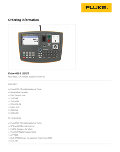 เครื่องทดสอบอุปกรณ์พกพา 6500-2 รุ่น Auto- TruTest พร้อมส่งออกข้อมูล USB รวดเร็ว ระบบสัมผัสเดียว ตรวจสอบฉนวนกันไฟฟ้า สายดิน RCD ป้องกันไฟรั่ว 264V รับประกัน 1 ปี - Product Image 5
