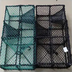 Piège à crabe de pêche à grande ouverture Évasion multiple Crabe Poisson Crevette Nylon Piège Net Pêche en eau salée Pot à crabe Accessoires de pêche - Product Image 6